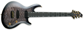 LTD SIGNATURE SERIES JR-7 Javier Reyes Faded Blue Sunburst  7-String Electric Guitar 2022